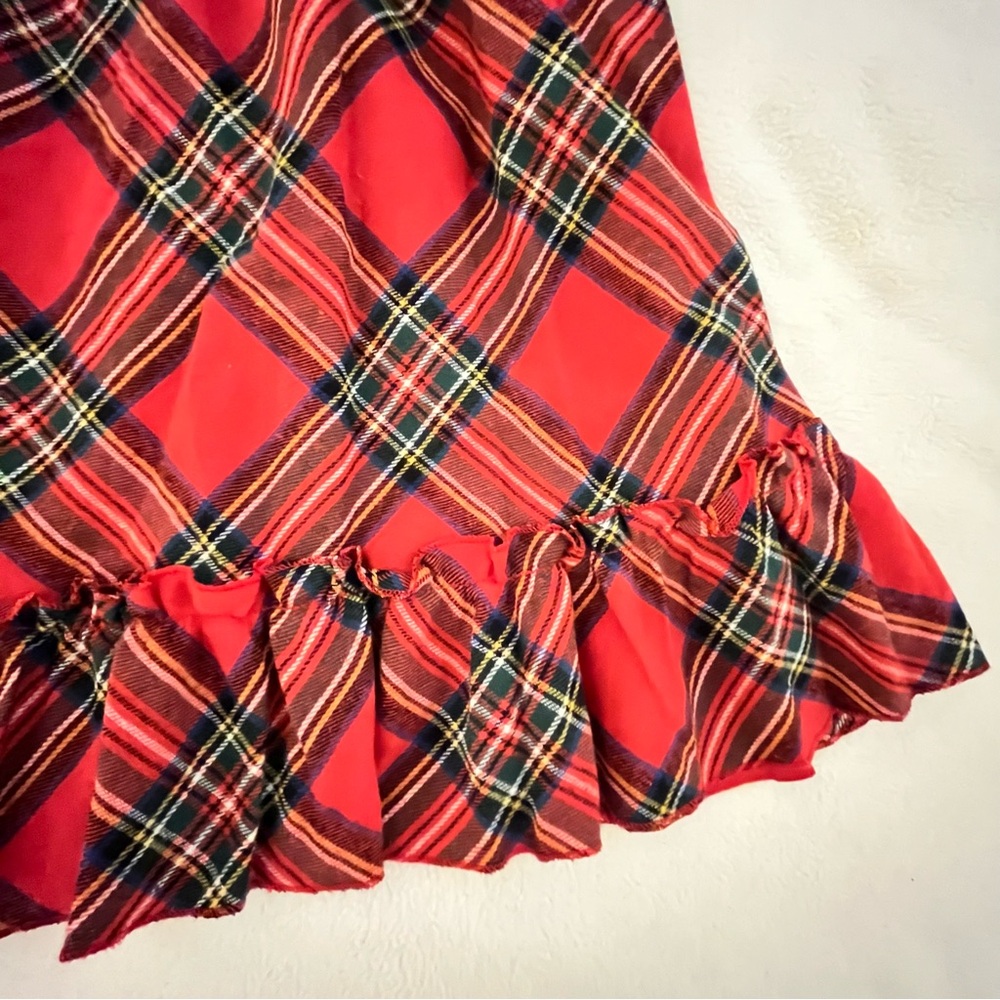 Christmas Plaid A-line Dress - Picture 4 of 9
